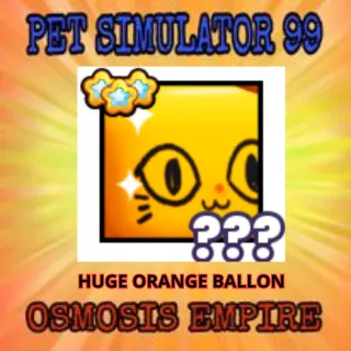 HUGE ORANGE BALLON