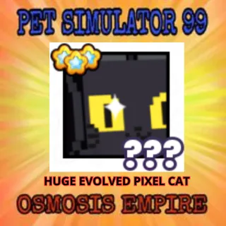 HUGE EVOLVED PIXEL CAT