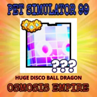 HUGE DISCO BALL DRAGON