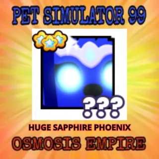 HUGE SAPPHIRE PHOENIX