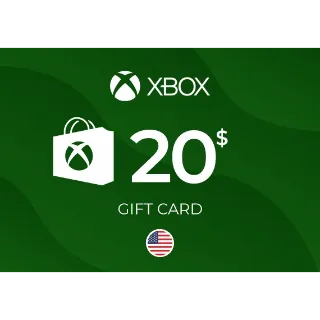 $20.00 Xbox Gift Card 