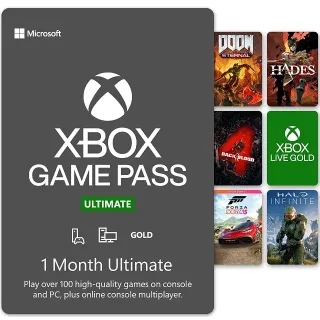 1 MONTH XBOX GAME PASS ULTIMATE (US) - INSTANT DELIVERY - Xbox Gift Card  Gift Cards - Gameflip
