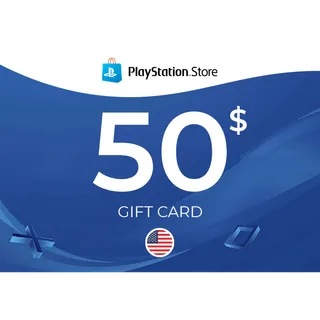 PlayStation Gift Card 50 USD - UNITED STATES  ⚡️ [𝐅𝐀𝐒𝐓 𝐃𝐄𝐋𝐈𝐕𝐄𝐑𝐘] ⚡️