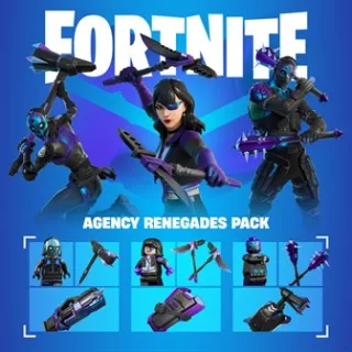 Fortnite - Agency Renegades Pack ⚡⚡⚡ ALL PLATFORMS & GLOBAL ⚡⚡⚡