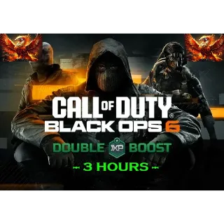 🔥Call of Duty: Black Ops 6 - Double XP Boost 3 Hours🔥