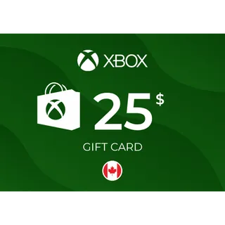 Xbox Live Gift Card 25 CAD - CANADA   ⚡️ [𝐅𝐀𝐒𝐓 𝐃𝐄𝐋𝐈𝐕𝐄𝐑𝐘] ⚡️