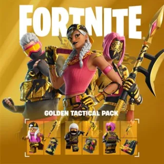 Fortnite - Golden Tactical Pack ⚡️⚡️⚡️⚡️