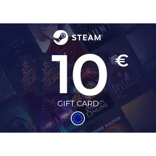 10.00 STEAM GIFT CARD EUR Key - EU   ⚡️ [𝐅𝐀𝐒𝐓 𝐃𝐄𝐋𝐈𝐕𝐄𝐑𝐘] ⚡️