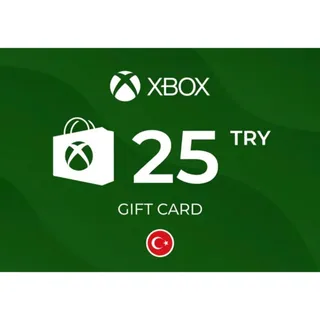 XBOX GIFT CARD 25 TL -TURKEY   ⚡️ [𝐅𝐀𝐒𝐓 𝐃𝐄𝐋𝐈𝐕𝐄𝐑𝐘] ⚡️