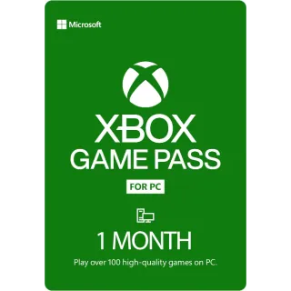 Xbox Game Pass 1 Month for PC
