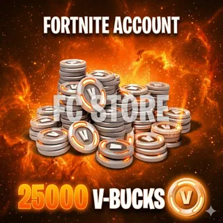 Fortnite - 25000 V-Bucks Epic Games Account ⚡️[𝐅𝐀𝐒𝐓 𝐃𝐄𝐋𝐈𝐕𝐄𝐑𝐘]⚡️