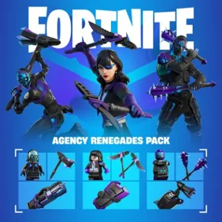 Fortnite - Agency Renegades Pack ⚡⚡⚡ ALL PLATFORMS & GLOBAL ⚡⚡⚡