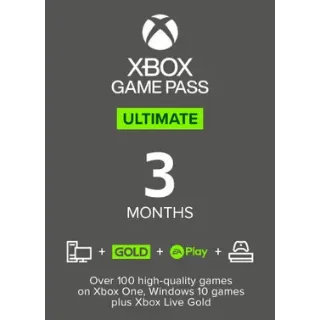 Game Pass Ultimate - 3 Months