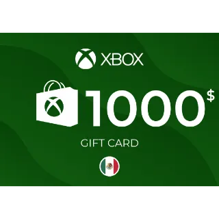 Xbox Live Gift Card 1000 MXN - MEXICO   ⚡️ [𝐅𝐀𝐒𝐓 𝐃𝐄𝐋𝐈𝐕𝐄𝐑𝐘] ⚡️
