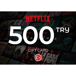 NETFLİX 500 TRY (TURKEY) TL 🇹🇷