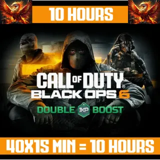 🔥Call of Duty Black Ops 6 - Double XP Boost 10 Hours🔥