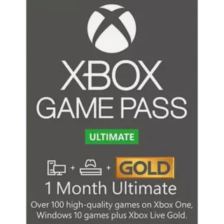 Xbox Game Pass Ultimate 1 Months