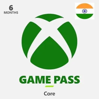 XBOX GAME PASS CORE 6 MONTHS MEMBERSHIP