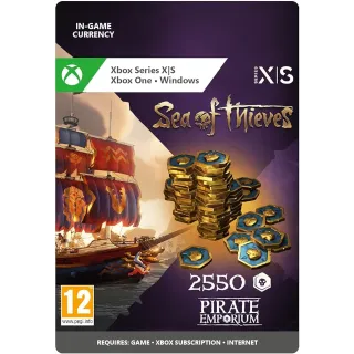 Sea of Thieves 2550 Ancient Coins  [GLOBAL] ⚡️⚡️ KEY ⚡️⚡️