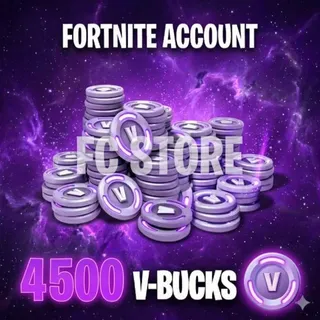 Fortnite - 4500 V-Bucks Epic Games Account ⚡️[𝐅𝐀𝐒𝐓 𝐃𝐄𝐋𝐈𝐕𝐄𝐑𝐘]⚡️
