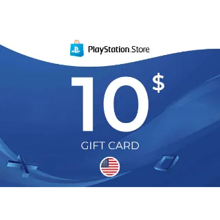 $10.00 PlayStation Store  (USA) 🇺🇸