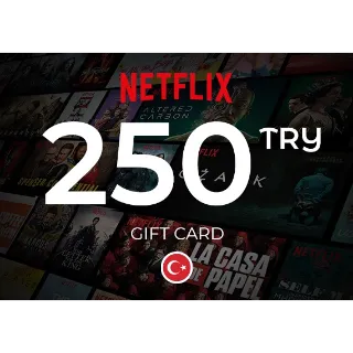 NETFLİX 250 TRY (TURKEY) TL 🇹🇷