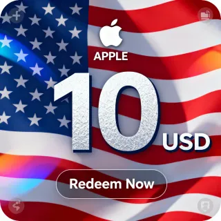 $10.00 USD Apple ITUNES GIFT CARD US  ⚡FAST DELIVERY ⚡