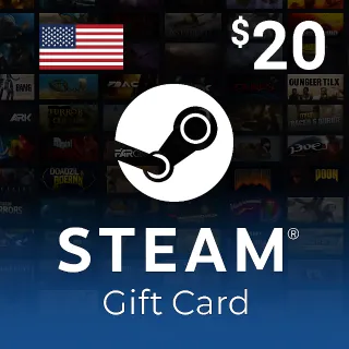 $20.00 STEAM GIFT CARD 🇺🇸   ⚡️ [𝐅𝐀𝐒𝐓 𝐃𝐄𝐋𝐈𝐕𝐄𝐑𝐘] ⚡️