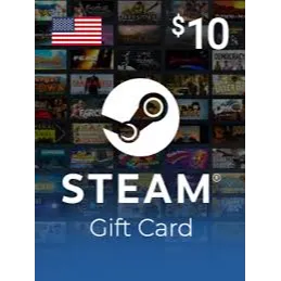$10.00 STEAM GIFT CARD  🇺🇸  ⚡️ [𝐅𝐀𝐒𝐓 𝐃𝐄𝐋𝐈𝐕𝐄𝐑𝐘] ⚡️