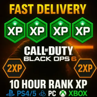 🔥Black Ops 6 [10 Hours] Double XP Boost🔥