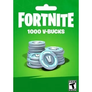 Fortnite 1000 V-Bucks Gift Card