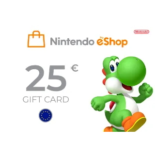 Nintendo eShop Card 25 EUR - EUROPE ⚡️ [𝐅𝐀𝐒𝐓 𝐃𝐄𝐋𝐈𝐕𝐄𝐑𝐘] ⚡️