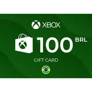 Xbox Live Gift Card 100 BRL  