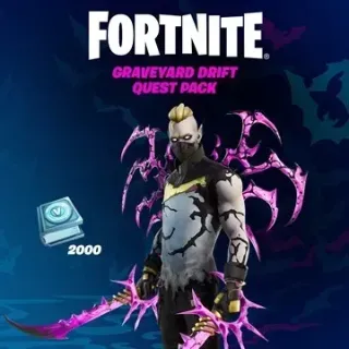 FORTNITE - GRAVEYARD DRIFT QUEST PACK [𝐀𝐔𝐓𝐎 𝐃𝐄𝐋𝐈𝐕𝐄𝐑𝐘]