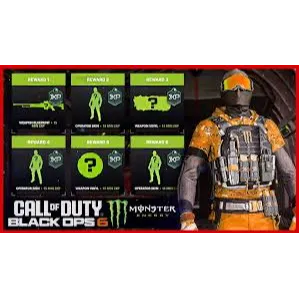 BLACK OPS 6 MONSTER ENERGY BUNDLE 6 FULL SET