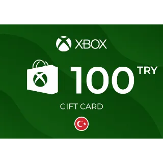 XBOX GIFT CARD 100 TL -TURKEY   ⚡️ [𝐅𝐀𝐒𝐓 𝐃𝐄𝐋𝐈𝐕𝐄𝐑𝐘] ⚡️