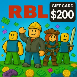 $200.00 Gift Card RBL (Stockable) 🎮ALL PLATFORMS🎮 ⚡FAST DELIVERY ⚡