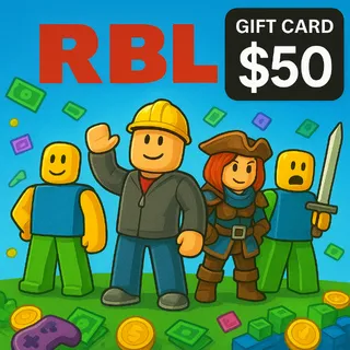 $50.00 Gift Card RBL (Stockable) 🎮ALL PLATFORMS🎮 ⚡FAST DELIVERY ⚡