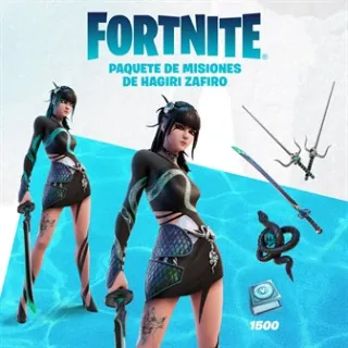 Fortnite - Sapphire Hagiri Quest Pack ⚡⚡⚡ ALL PLATFORMS & GLOBAL ⚡⚡⚡