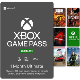 Xbox Game Pass Ultimate 1 Month Non-Stackable - Europe