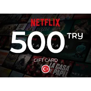 NETFLİX 500 TRY (TURKEY) TL 🇹🇷