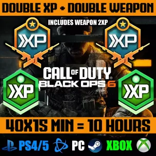 Call of Duty: Black Ops 6 - 10 Hours Double XP Boost + Double Weapon