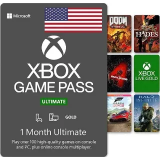 Xbox Game Pass Ultimate - 1 Month   -Non-Stackable-