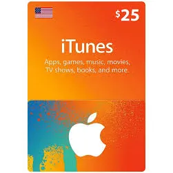 $25.00 iTunes Gift Card USA 🇺🇸