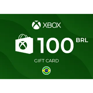 Xbox Live Gift Card 100 BRL  - BRAZIL ⚡️ [𝐅𝐀𝐒𝐓 𝐃𝐄𝐋𝐈𝐕𝐄𝐑𝐘] ⚡️