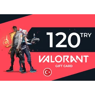 120 TRY Valorant Gift Card [Turkey] ⚡️ [𝐅𝐀𝐒𝐓 𝐃𝐄𝐋𝐈𝐕𝐄𝐑𝐘] ⚡️