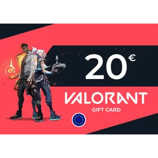 €20.00 EUR Valorant Gift Card [Europe] ⚡️ [𝐅𝐀𝐒𝐓 𝐃𝐄𝐋𝐈𝐕𝐄𝐑𝐘] ⚡️