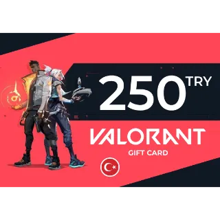 250 TRY Valorant Gift Card [Turkey] ⚡️ [𝐅𝐀𝐒𝐓 𝐃𝐄𝐋𝐈𝐕𝐄𝐑𝐘] ⚡️