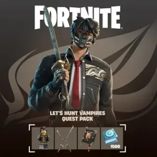 Fortnite - Let's Hunt Vampires Quest Pack ⚡⚡⚡ ALL PLATFORMS & GLOBAL ⚡⚡⚡