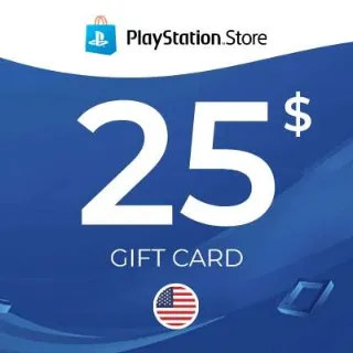 PlayStation Gift Card 25 USD - UNITED STATES  ⚡️ [𝐅𝐀𝐒𝐓 𝐃𝐄𝐋𝐈𝐕𝐄𝐑𝐘] ⚡️